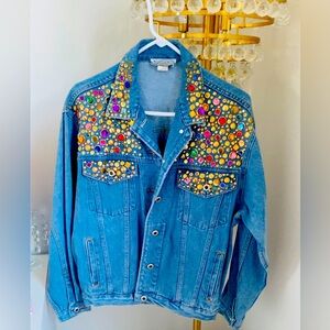 Gorgeous Vintage Gem detailed jacket